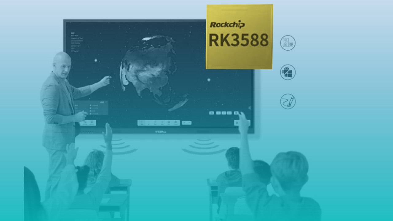 Equipado com RK3588 ï¼lançamento de tela grande inteligente, para acelerar a transformação digital da indústria educacional