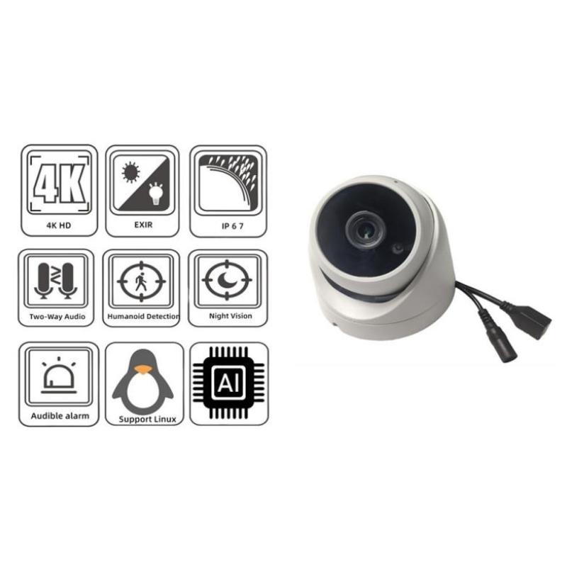 Especificação da câmera Dome Thinkcore RV1126 IPC 50