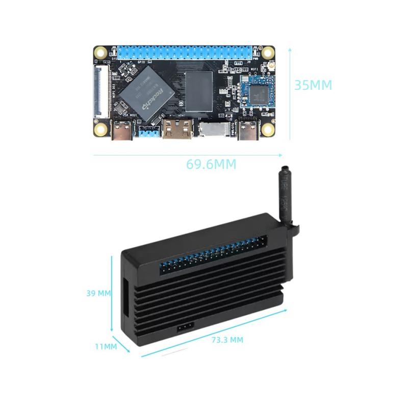 Computador de placa única RK3566 de bolso com funcionalidade WiFi