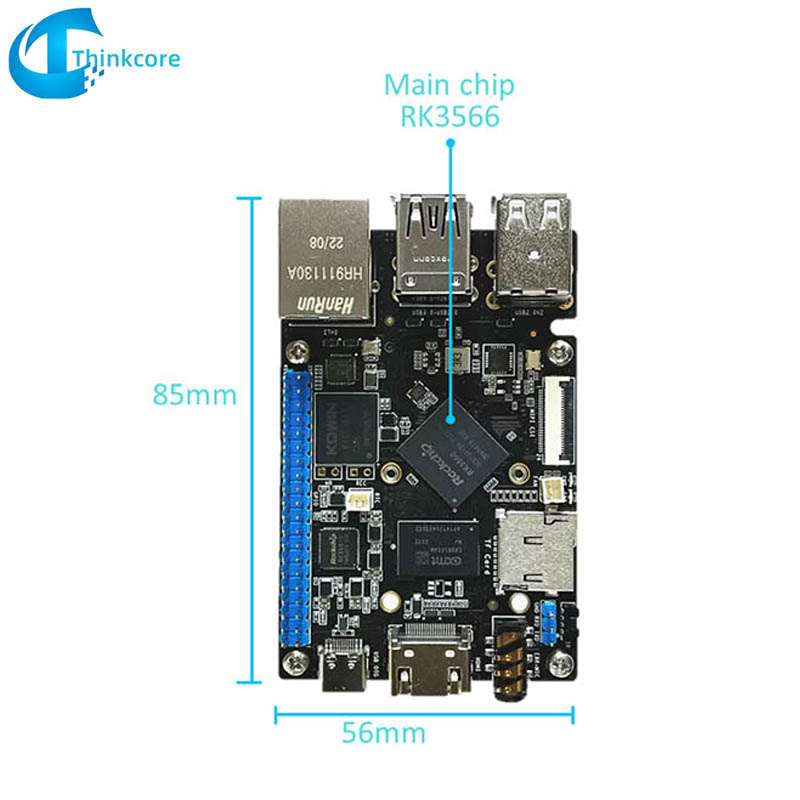 Computador de placa única RK3566 SBC compatível com Raspberry Pi